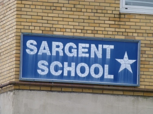 Named after Winthrop Sargent. The school is located on the grounds of Sargent's former estate, Wodenethe.
